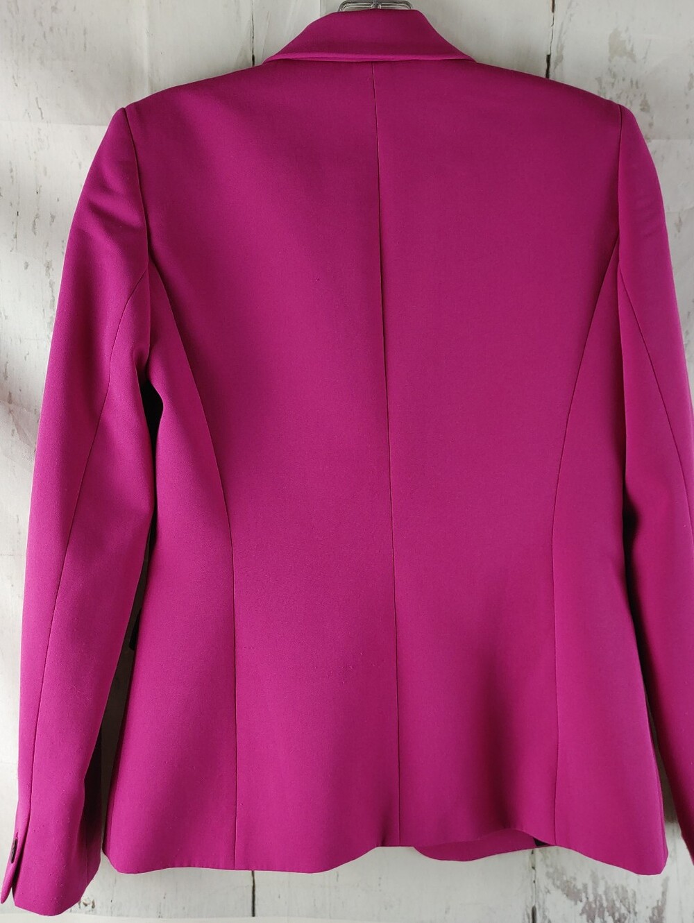 Tahari Women's Fuschia Pink Single-Button Blazer Size 2 - Picture 7 of 14